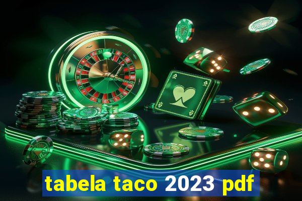 tabela taco 2023 pdf