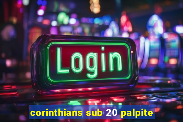 corinthians sub 20 palpite