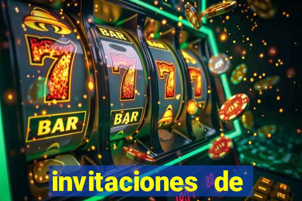 invitaciones de bingo para editar