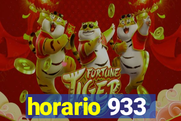 horario 933