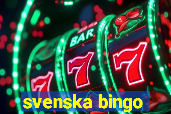 svenska bingo