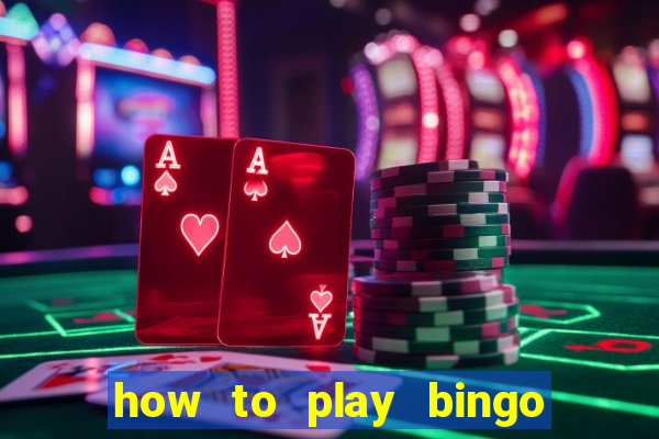 how to play bingo for money