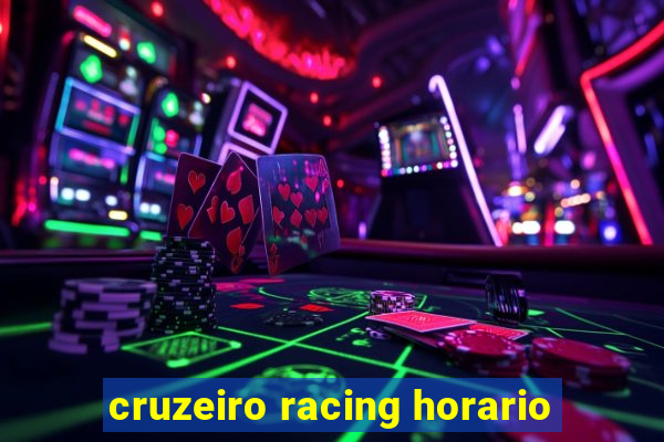 cruzeiro racing horario