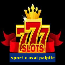 sport x avai palpite