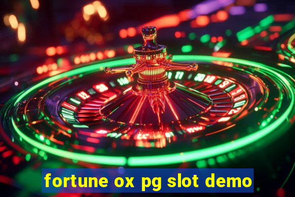 fortune ox pg slot demo