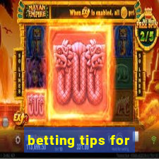 betting tips for