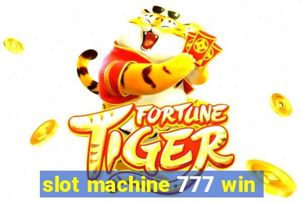 slot machine 777 win