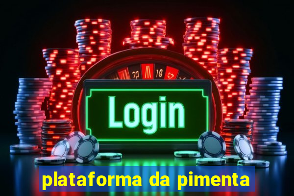 plataforma da pimenta