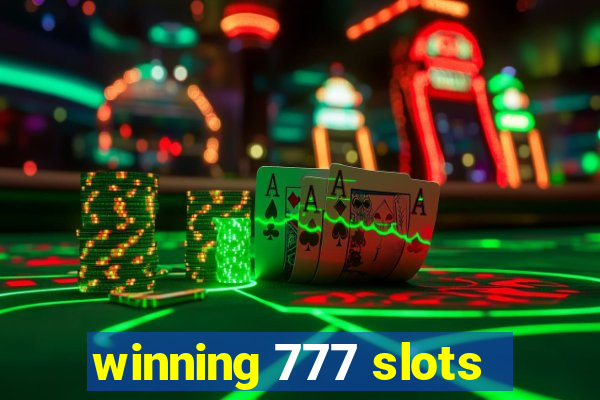 winning 777 slots