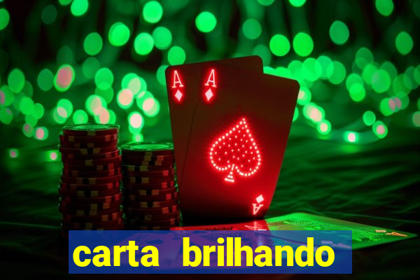 carta brilhando fortune tiger