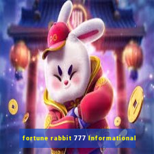 fortune rabbit 777 Informational