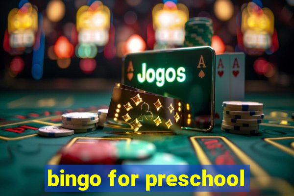 bingo for preschool