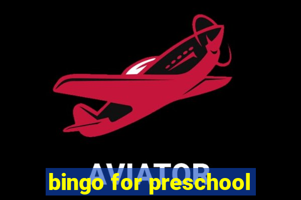 bingo for preschool