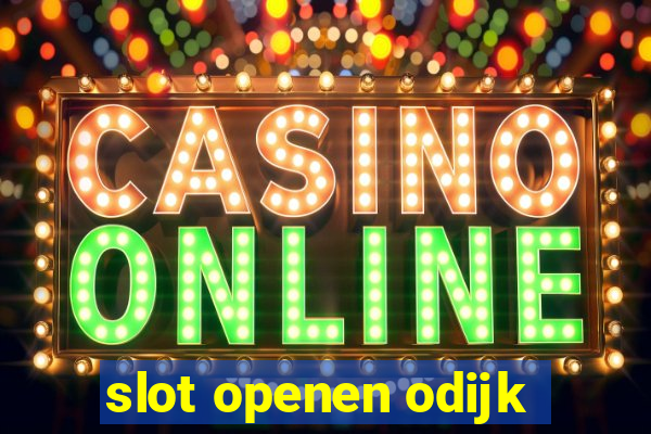 slot openen odijk