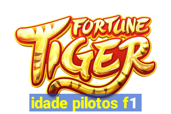 idade pilotos f1