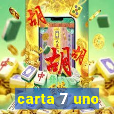 carta 7 uno