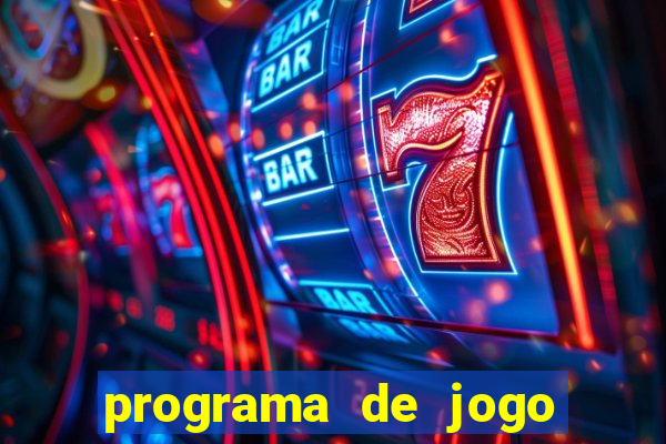 programa de jogo de futebol