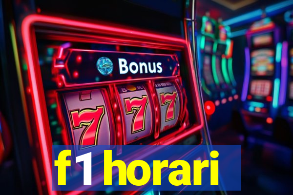 f1 horari