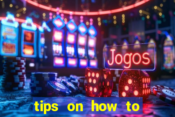 tips on how to win playing slot machines