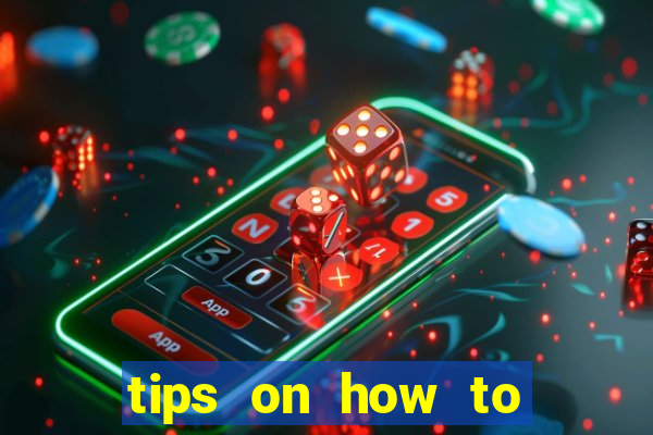 tips on how to win playing slot machines