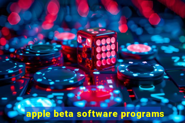 apple beta software programs