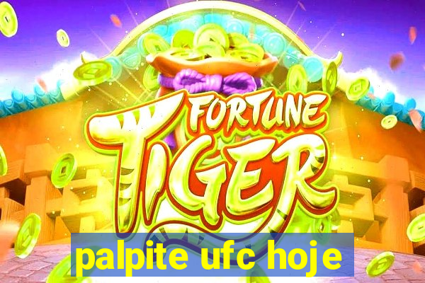 palpite ufc hoje