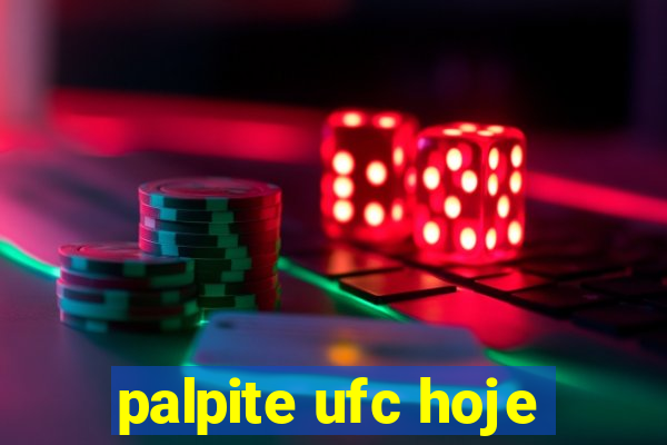 palpite ufc hoje