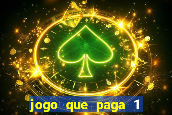 jogo que paga 1 real no pix