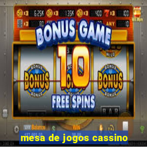 mesa de jogos cassino