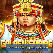 research rabbit app Informational