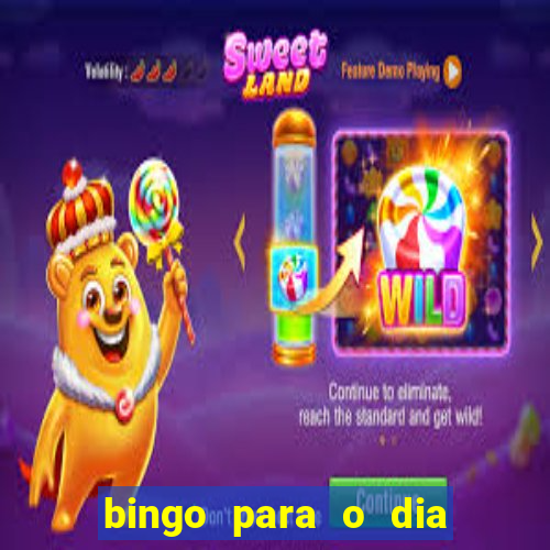 bingo para o dia da mulher