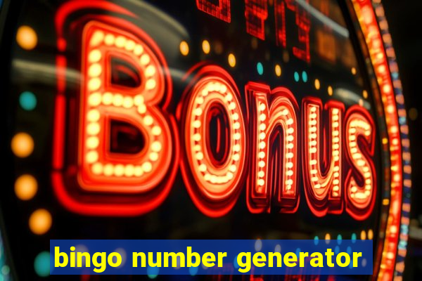 bingo number generator