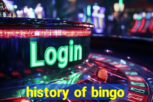 history of bingo