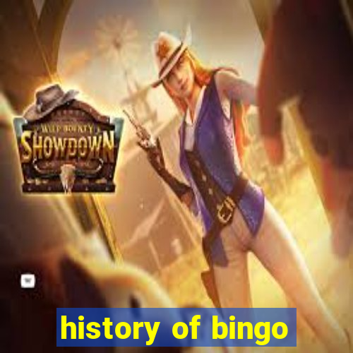 history of bingo