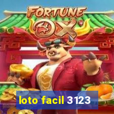 loto facil 3123