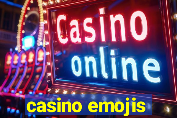 casino emojis