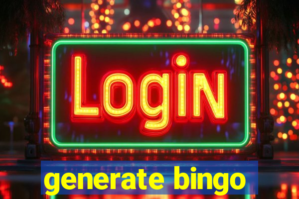 generate bingo