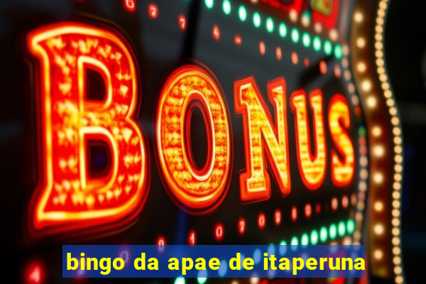 bingo da apae de itaperuna