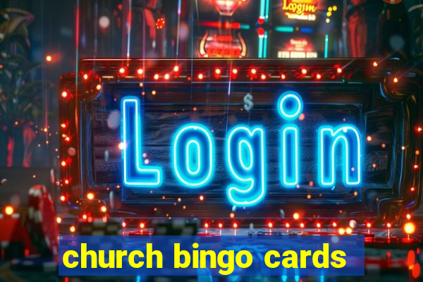 church bingo cards