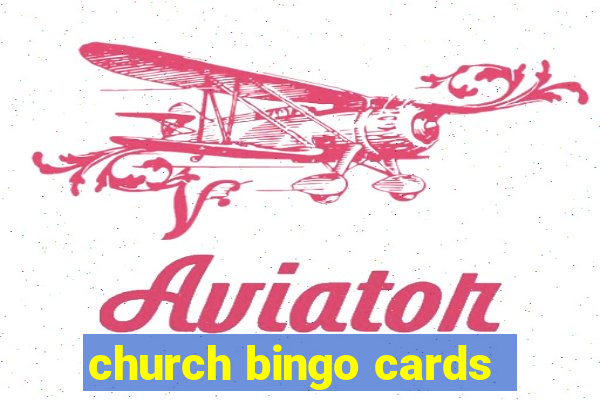 church bingo cards