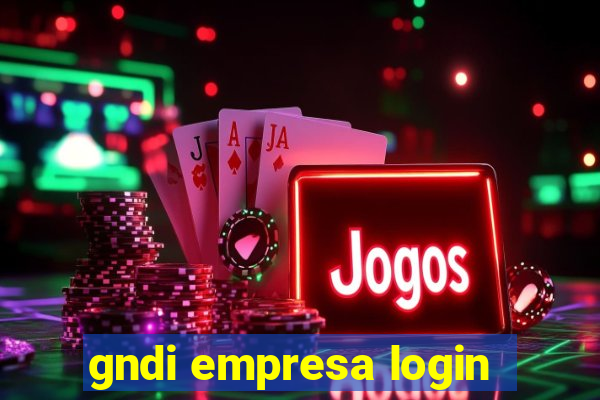 gndi empresa login