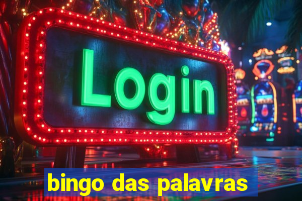 bingo das palavras