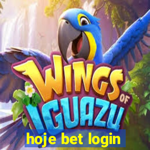 hoje bet login