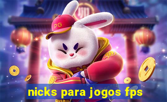 nicks para jogos fps