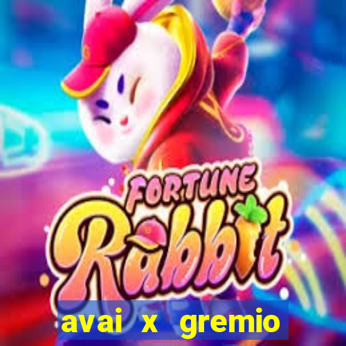 avai x gremio novorizontino palpite