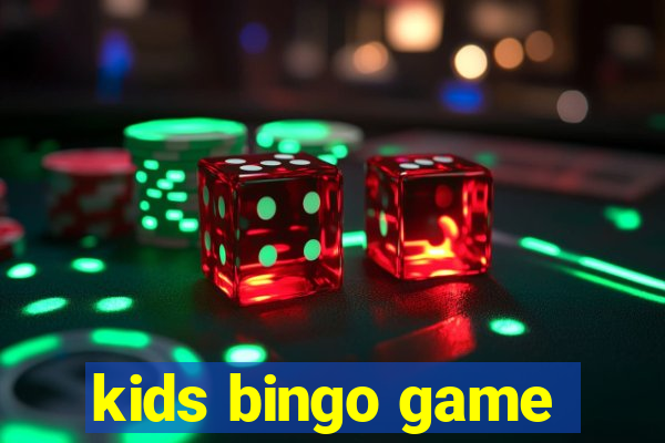 kids bingo game