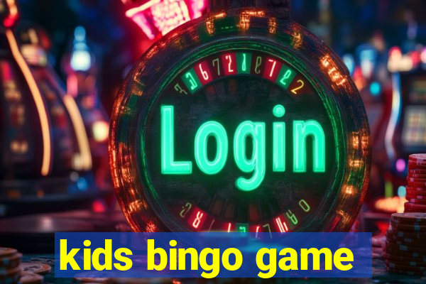 kids bingo game