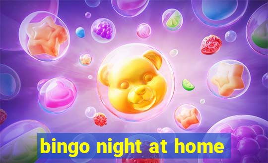 bingo night at home