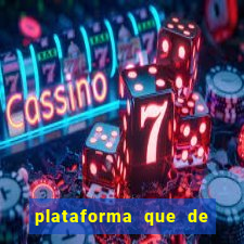 plataforma que de b么nus no cadastro