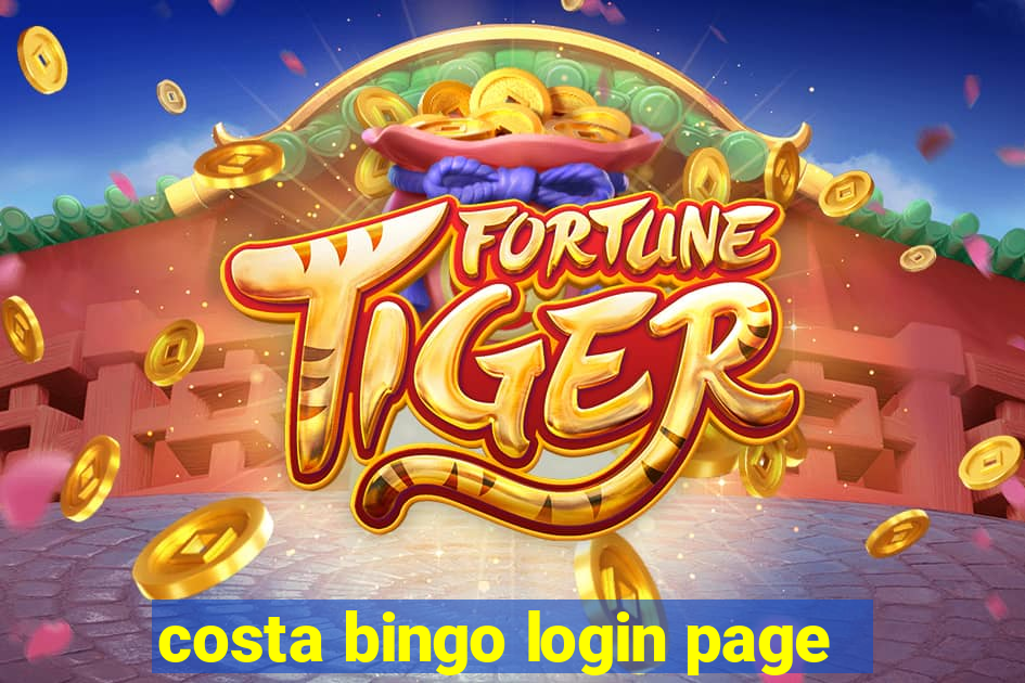 costa bingo login page